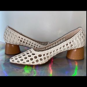 JustFab Allura Woven Pump